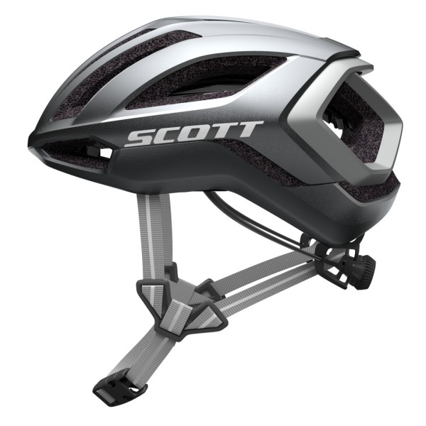 Scott Centric Plus Helm mit Mips - dark silver/ reflective grey