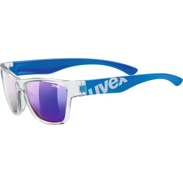 Uvex Sportstyle 508 Kinder-/Jugendsonnenbrille clear blue / mirror blue (S3)